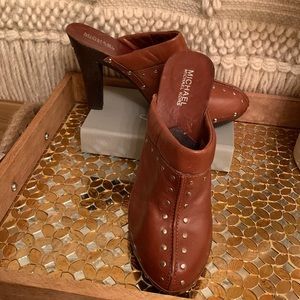 NewMichael KorsHigh Heelswith metal studs. Size 9 Never worn.Non smoke/pet free